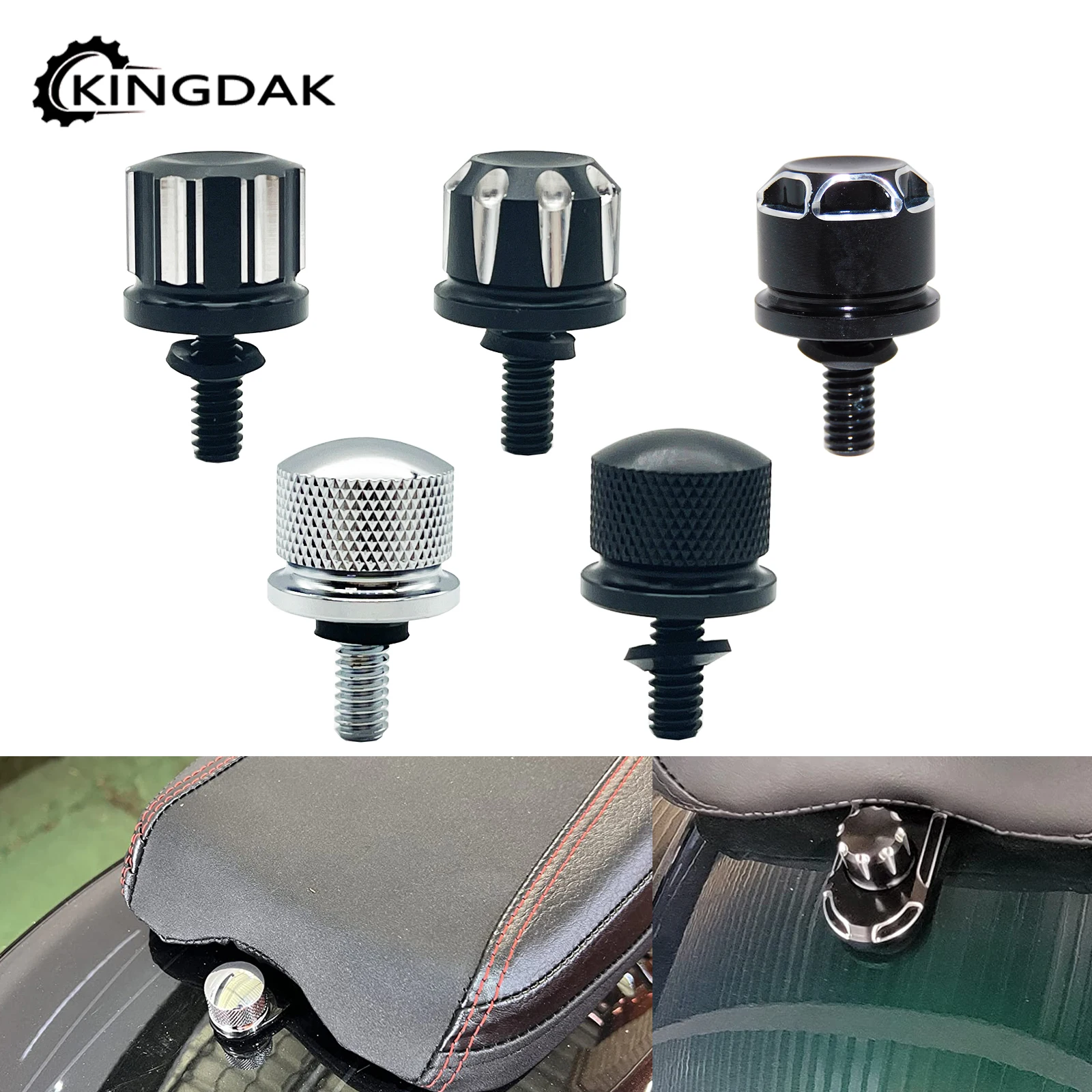 Motorcycle Rear Fender Seat Bolt Tab Screw Fit For Harley Softail Dyna Sportster Touring Electra Glide Road King 1997-2023