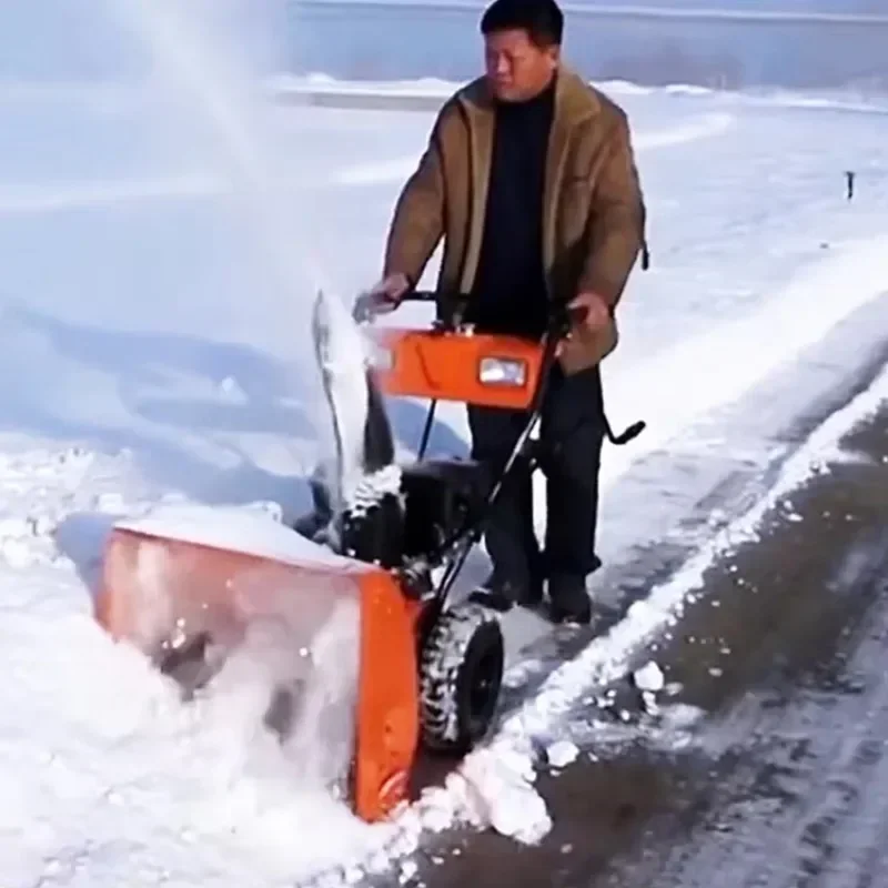 Walking Type Power Snowplow Snow Sweeper For Snow Removing Cleaning Hot Sale Electric Snow Blower