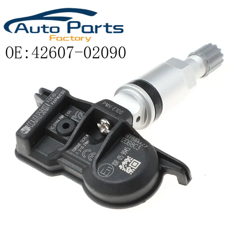 New TPMS Tire Pressure Sensor For Toyota 2020 Avalon Camry 4Runner Corolla 433MHz 42607-02090 4260702090 42607-02070 4260702070