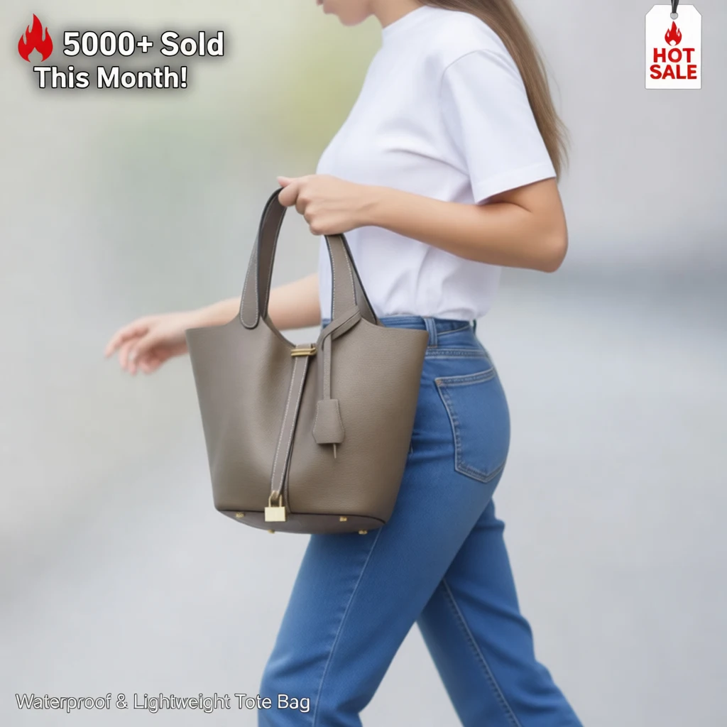 

Shoulder Bucket Bag Women Litchi Pattern Mini Basket Tote Soft Handbag Mommy Bride Wedding Large Lady Hand BagBags with Lock