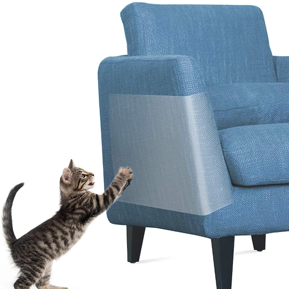 

Cat Anti-Scratch PET Tape, Transparent Double-Sided Cat Sofa Protector, Cat Glue Claw for Furniture