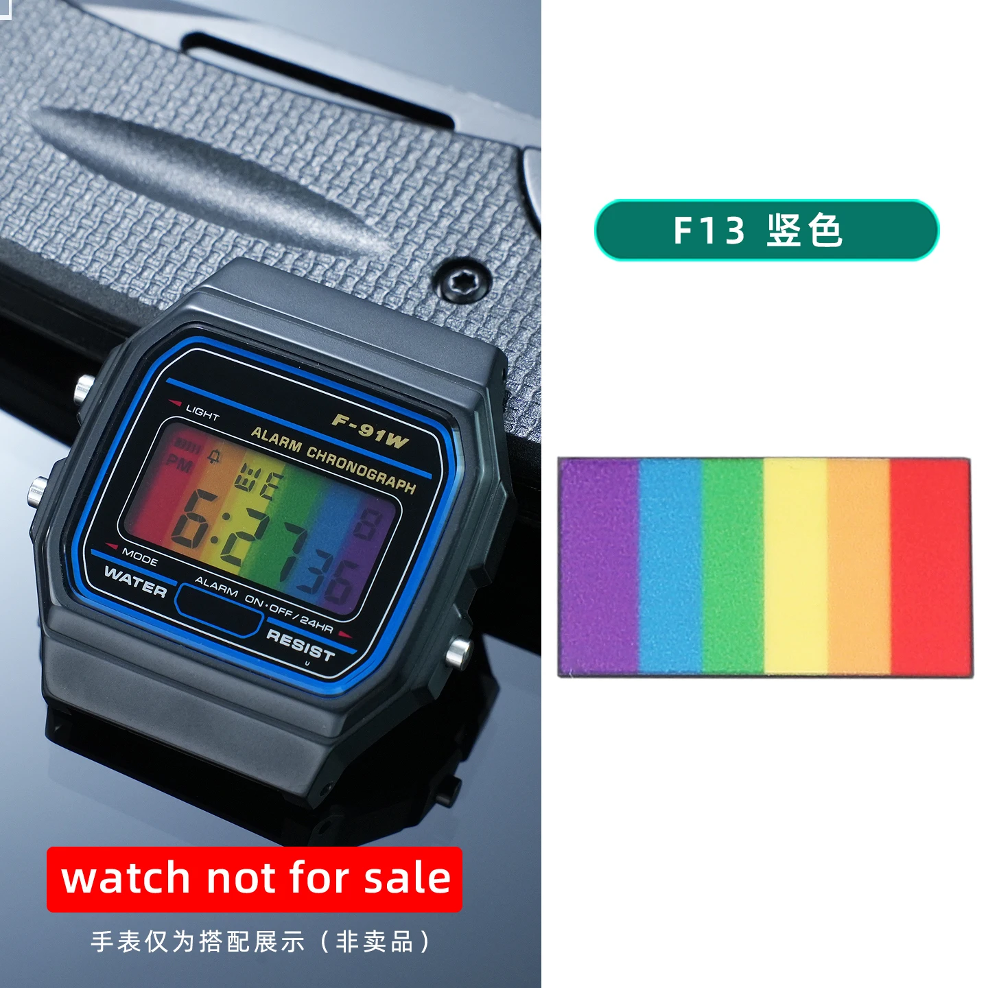 28 verschiedene Farbfolien für Display-Bildschirme, DIY-Aufkleber im Ins-Stil, HD-Folienaufkleber für Casio F91 A158 A159 A168 F105 – Detail 18
