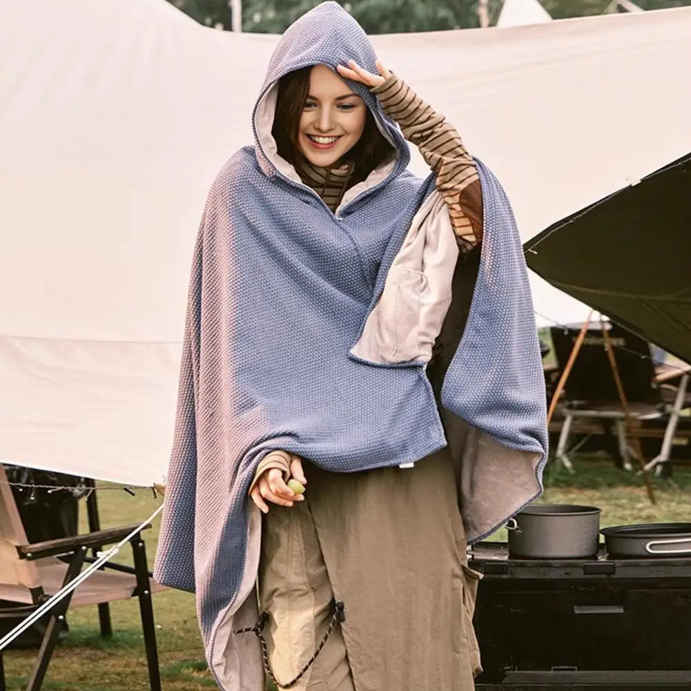 

Usb-powered Heating Blanket Usb-powered Electric Blanket Hooded Shawl Wrap for Winter Warmth Quick Heating Blanket