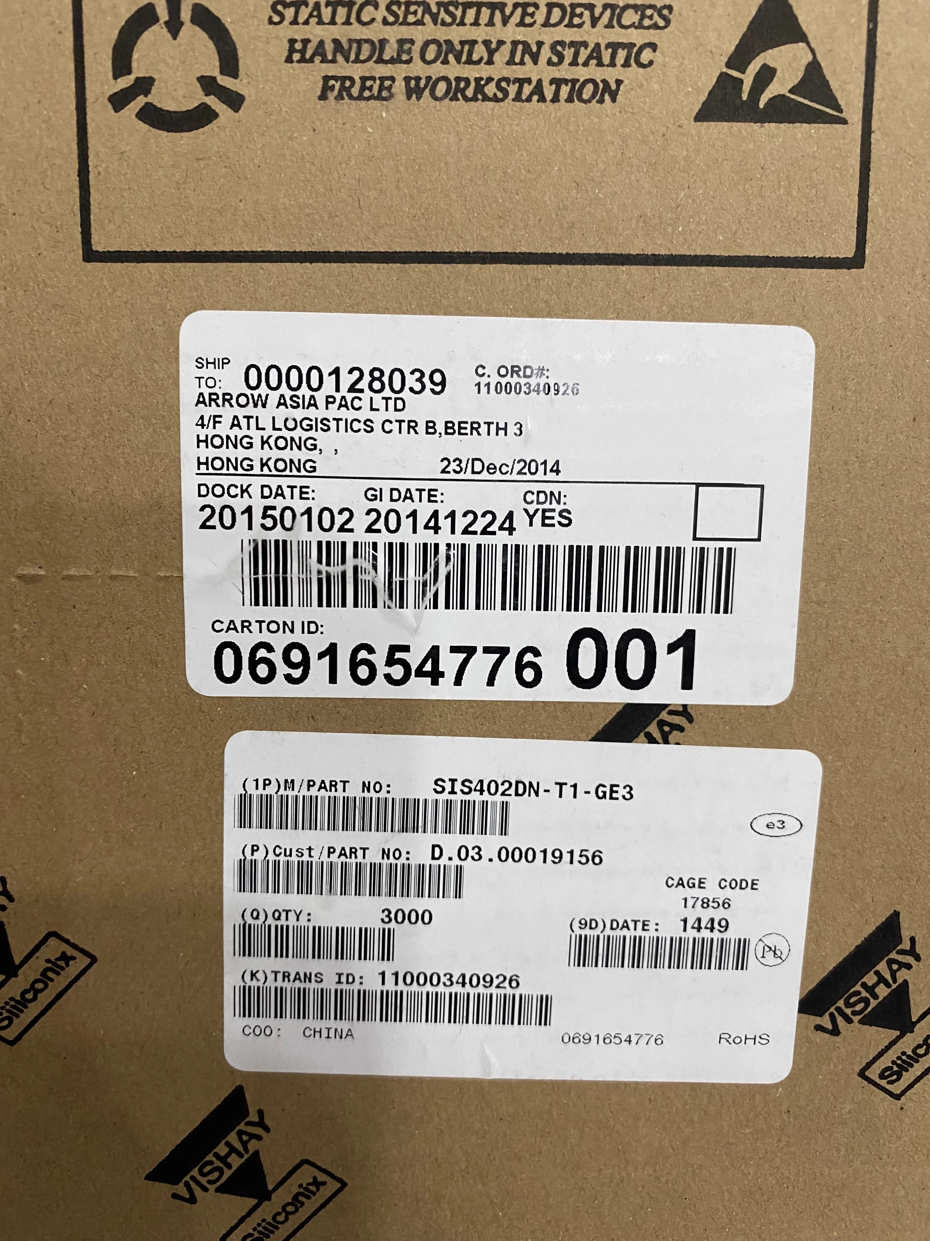 

50PCS SIS402DN-T1-GE3 Brand New Original QFN