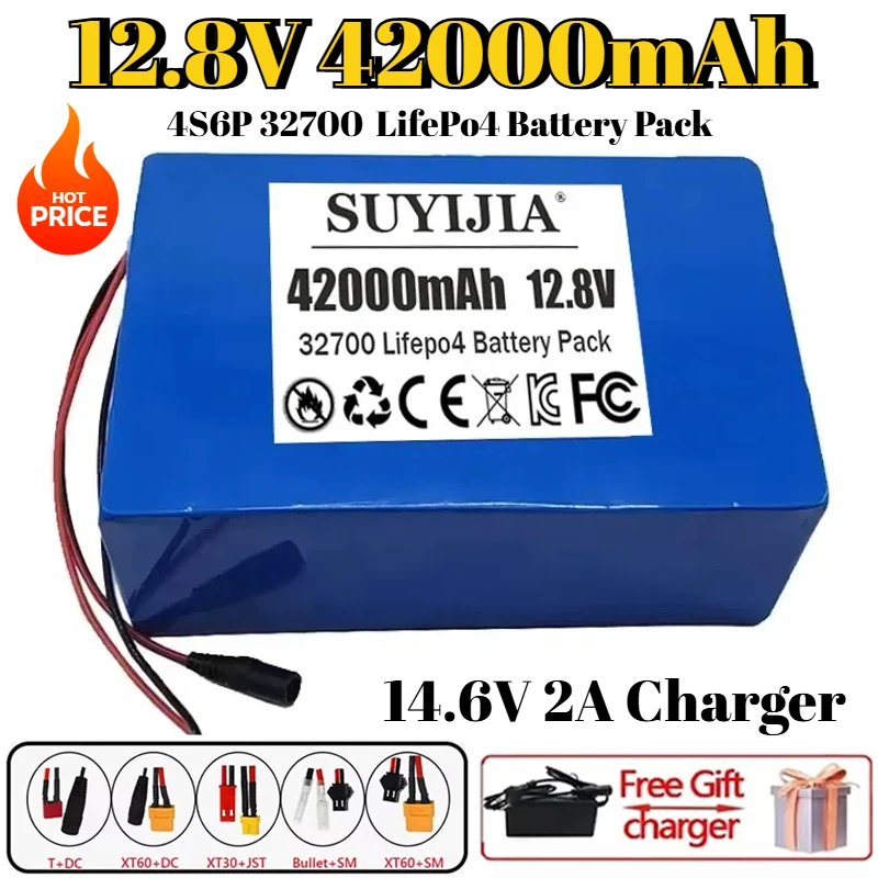 

4S6P 32700 12,8 В 42000 мАч LifePo4 аккумулятор со встроенным блоком бесперебойного питания 40 А для источника бесперебойного питания 12 В
