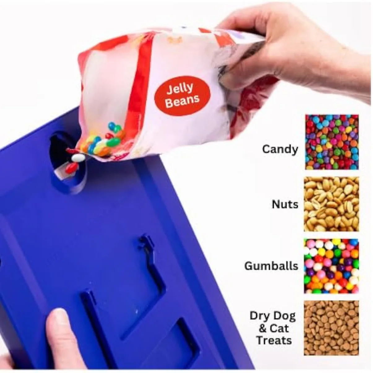 موزع الحلوى، حامل إطار الصورة، آلة الحلوى يمكن توزيع الحلوى والمكسرات وما إلى ذلك. يمكن تعليقه على الحائط أو الطاولة