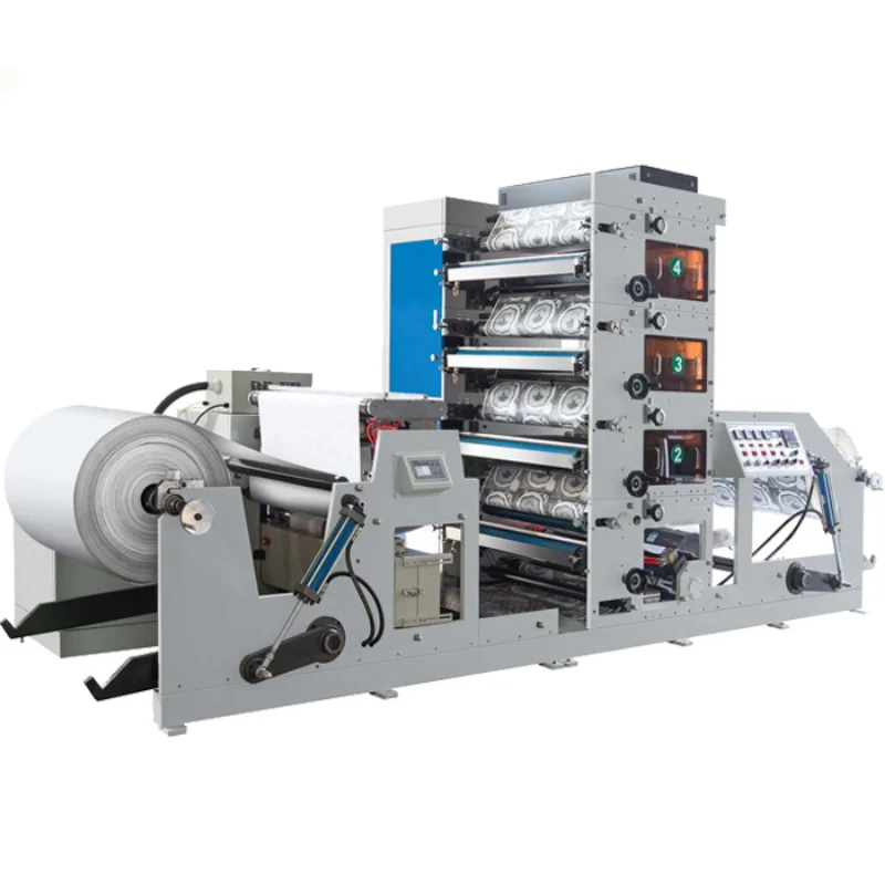 YG China Automatic Paper Die Cut Machine Roll Cardboard Duplex Blank Paper Cup Flexo Printing Die Cutting Production Line Sale