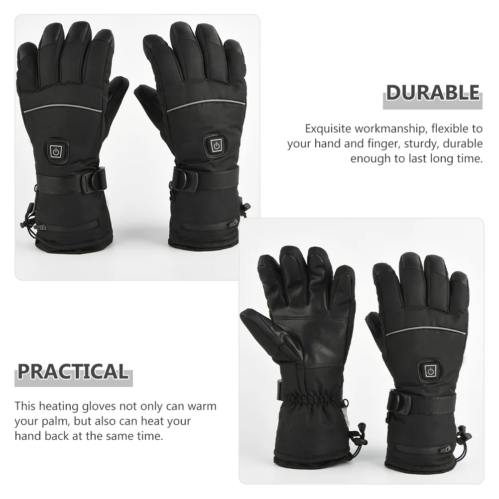 Verwarmde handschoenen Verwarming voor dames Motorski Koudebescherming Winter Pluche Man