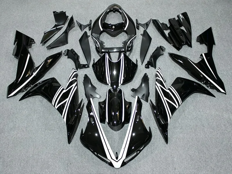 4 Gift New ABS Air Deflector Kit - Suitable for Yamaha YZF1000 R1 models from 2004 to 2006. Accessories. Customizable.