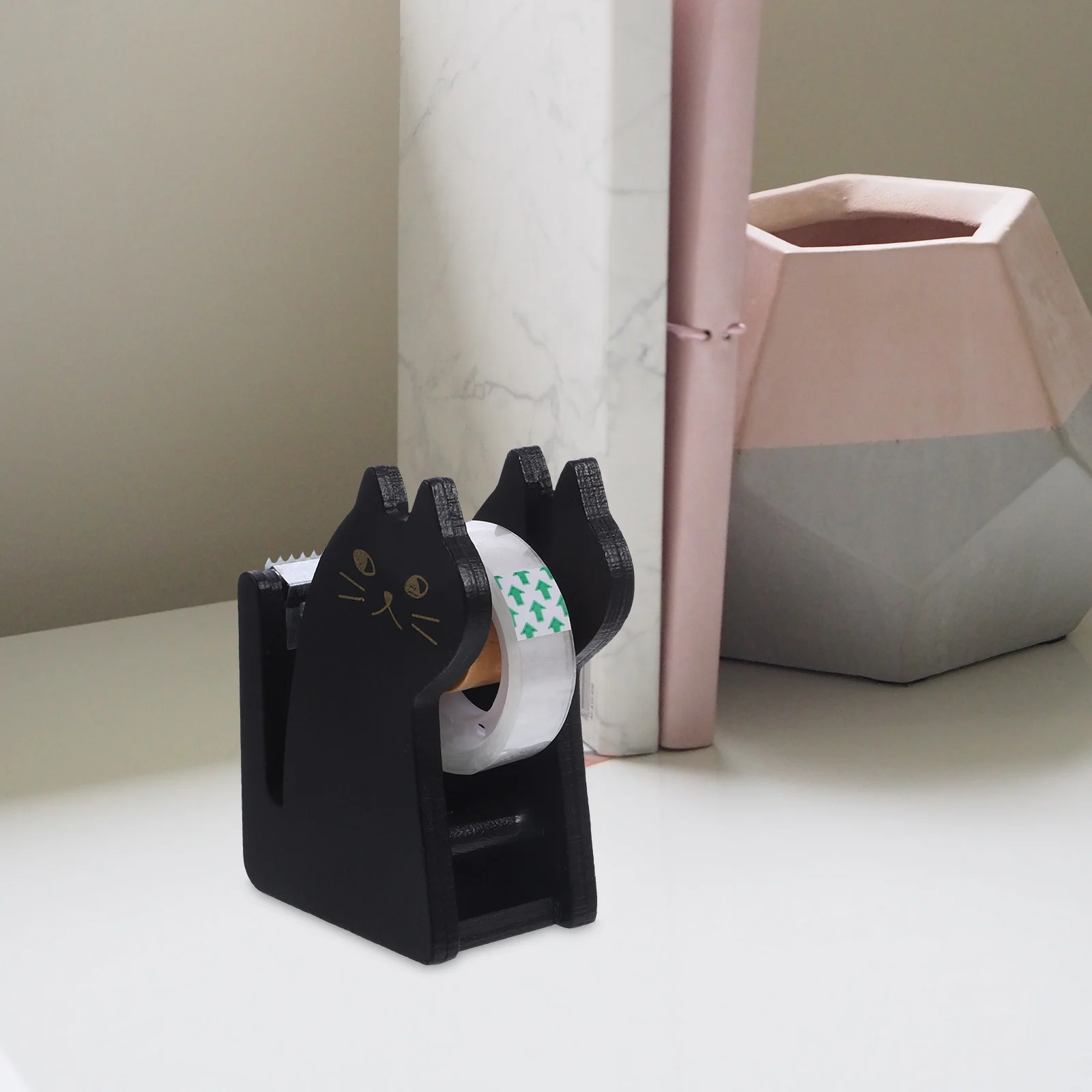 2Pcs Cartoon Animal Tape Holder Excellent Material Sturdy and Suitable for Multiple Scenarios Animal Tape Dispenser