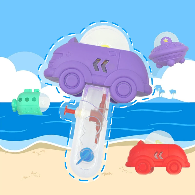 Verano al aire libre playa piscina juego interactivo de lucha contra el agua juguete rociador de agua de dibujos animados lindo rociador de agua transparente