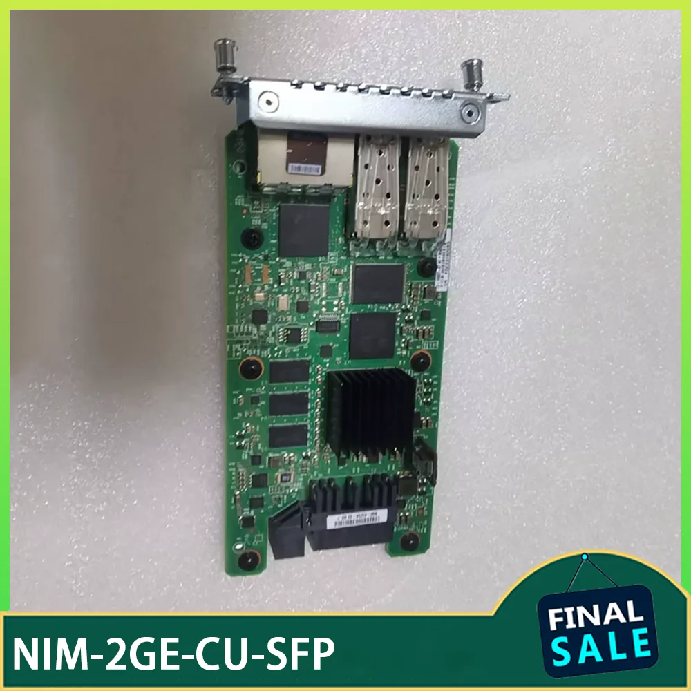 

Gigabit optical multiplexing module NIM-2GE-CU-SFP