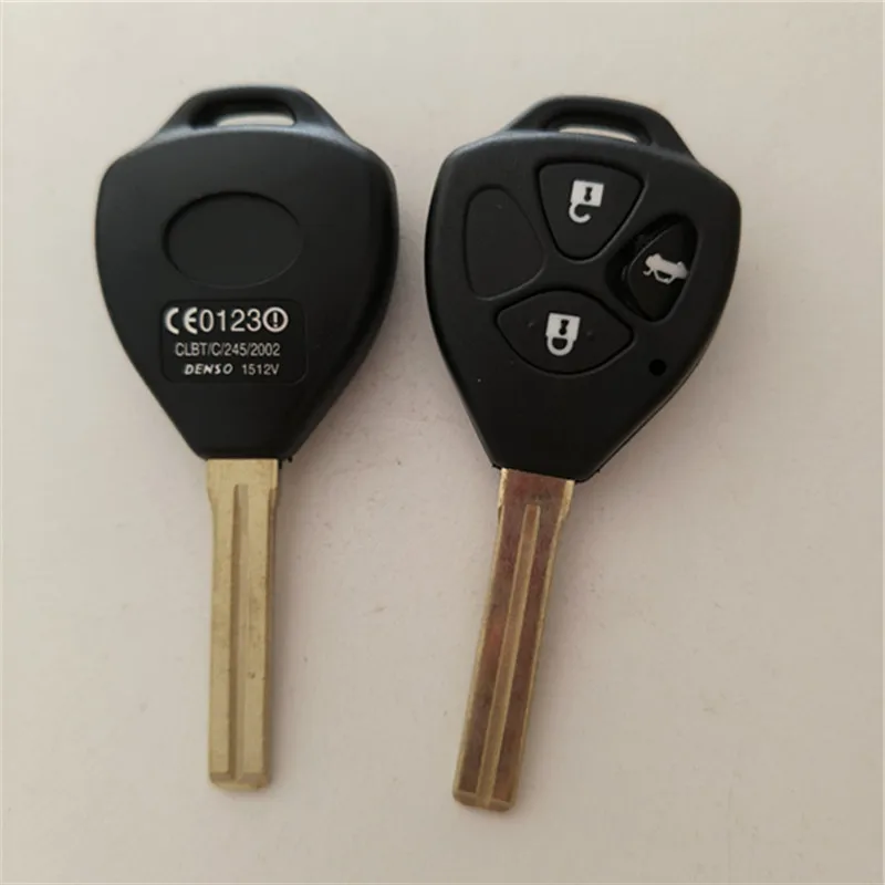 5pcs For Toyota Crown RAV4 Yaris Prado Tarago Corolla REIZ Avalon Venza TOY48 Replacement Remote Car Key Shell