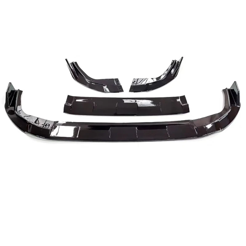 

Front Bumper Lip Diffuser Spoiler fit for toyota rav4 2020 3piece Carbon Fiber Look golss Black Car Lower Body Kit