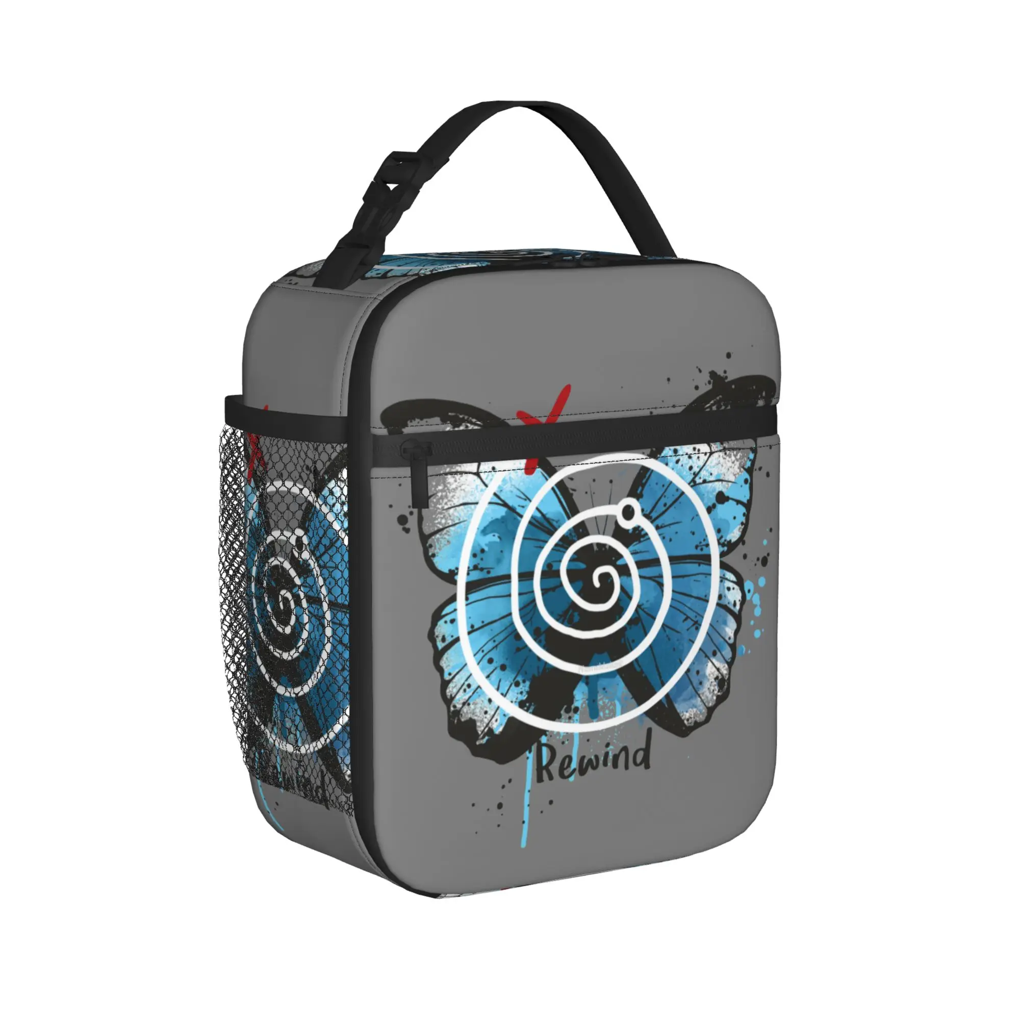 Rewind Life is Strange Insulated Lunch Bag Large  Reusable Cooler Bag Lunch Box Tote Work  Travel Food Bag