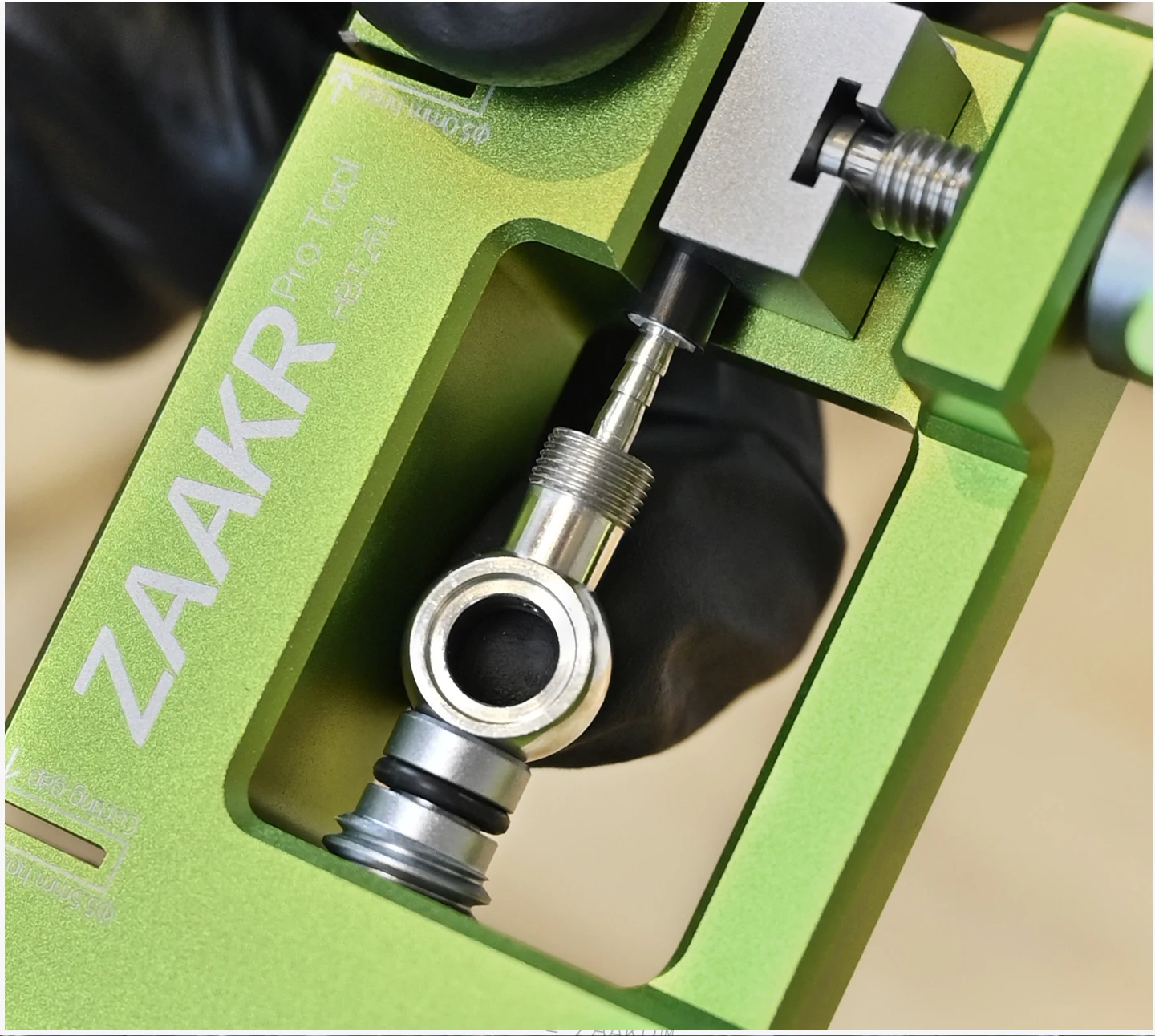 ZAAKR 2-in-1 Hydraulikschlauch-Nadeltreiber, CNC-Aluminiumlegierung, passend für Shimano BH59 BH90 SRAM Tektro Fahrrad-Hydraulikscheibenbremsen – Detail 17