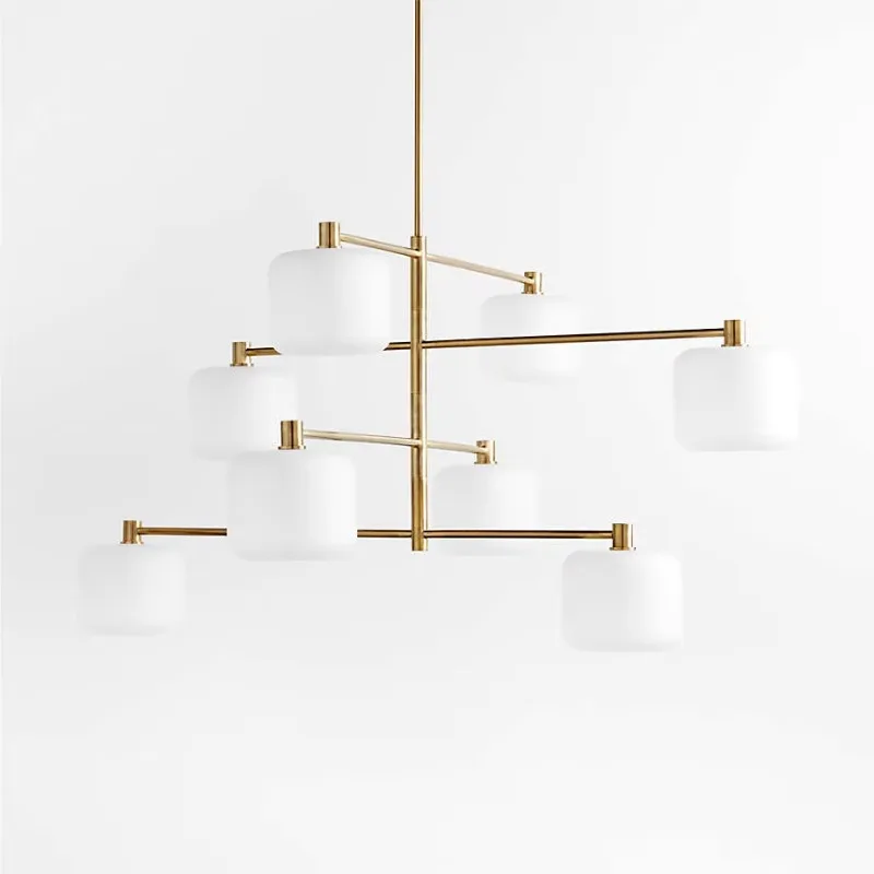 

Brand new interior, bedroom living room collection, gallery stairs, hallway and brass frosted glass sunglasses pendant