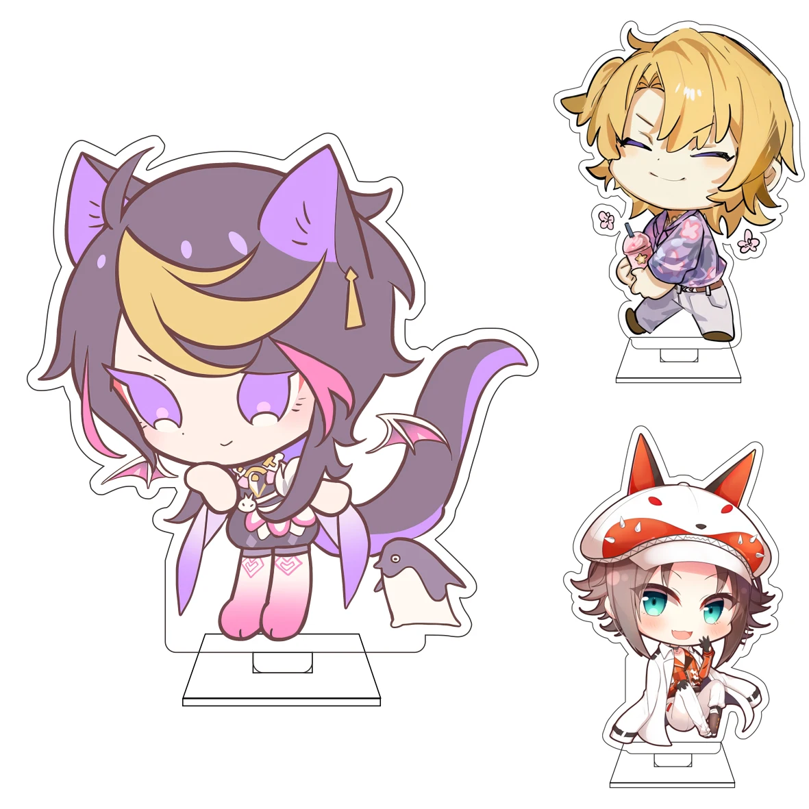 

10CM Anime NIJISANJI Cosplay Cute Acrylic Figure Stand Plate Higuchi Kaede Kenmochi Toya tsukino mito Ornaments Gifts