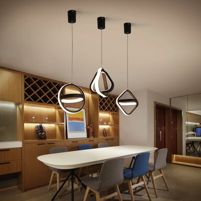 Modern LED Pendant Lamp, Lustre de teto, Luminária, Brilho para Restaurante, Quarto, Cabeceira, Estudo, Interior, Decoração de casa