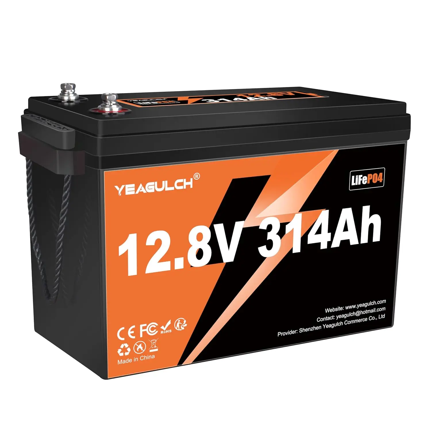 12V 300Ah LiFePO4 Lithium Battery 200A BMS 15000+ Deep Cycles RV Solar Off-Grid Marine, Customized
