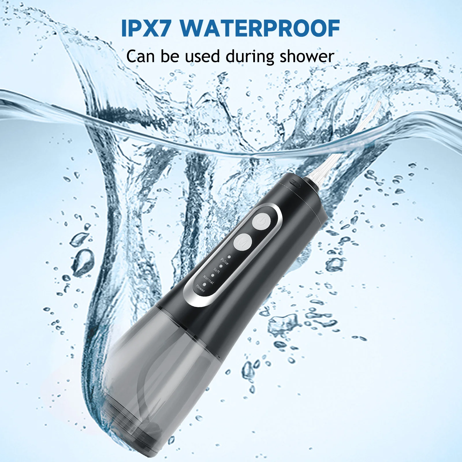 

Электрическая ирригационная ирригация для чистки зубов, водная нить, набор инструментов для чистки зубов, портативный дорожный ирригационный очиститель для зубов