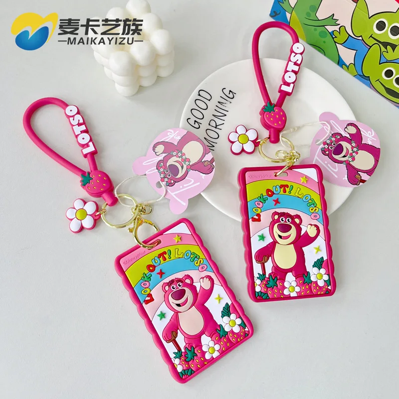 

Kawaii Disney Lotto Card Holder Student Cute Meal Card Campus Large Capacity Protection Set Access Card Document Set