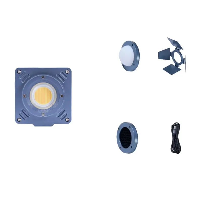 

AA08-20W Карманный светодиодный светильник для видеосъемки 2700K-6500K Софтбокс сотовая сетка Barndoor 12FX для фотостудии