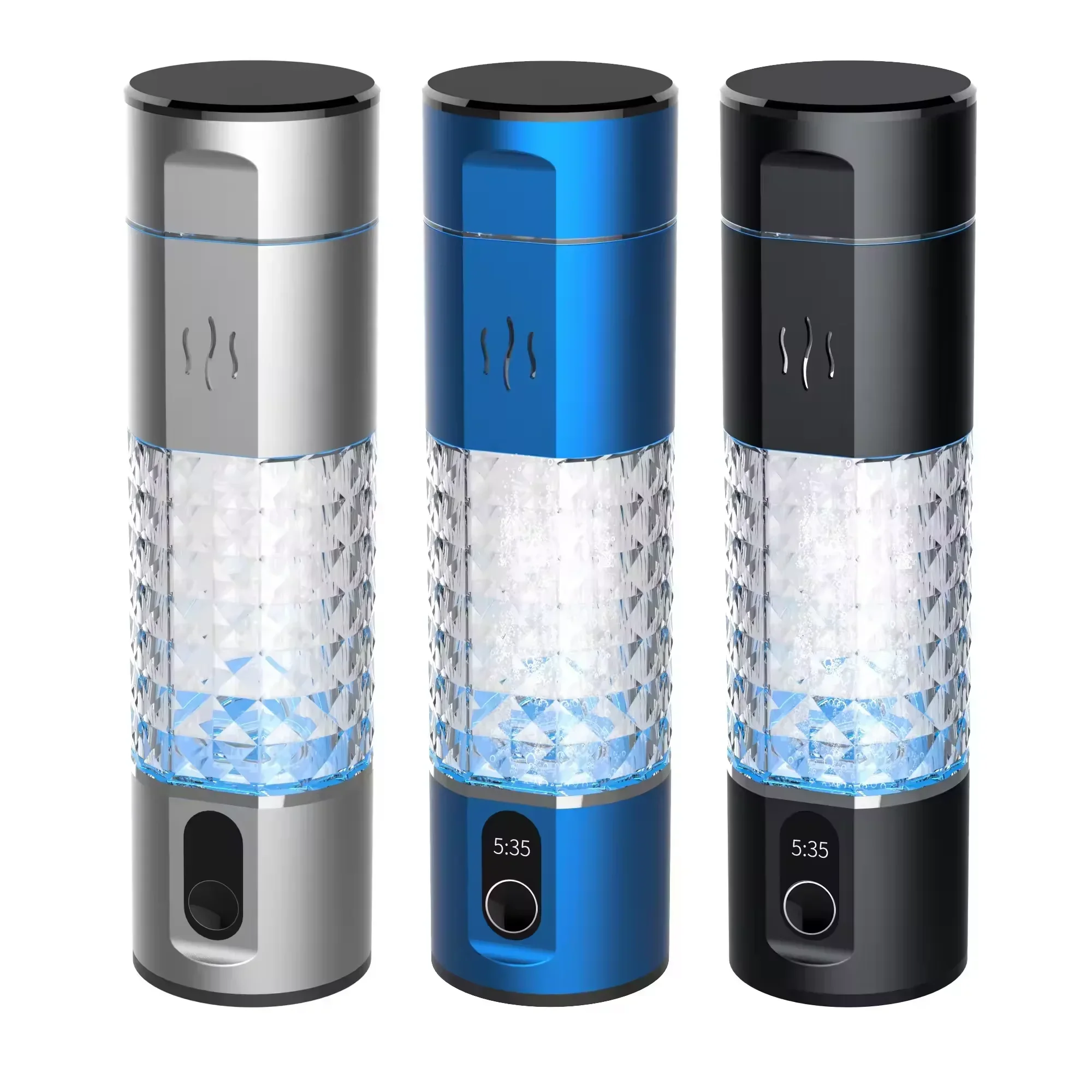 hydrogen water bottle 5000+ppb SPE/PEM hydroegn water flask rechargeable hydrogen water ionizer inhalation generator