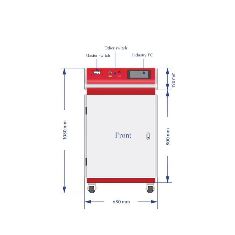 Metal Stainless Steel Aluminum 1000W 1500W 2000w Laser Welding Machine Handheld Laser Welder