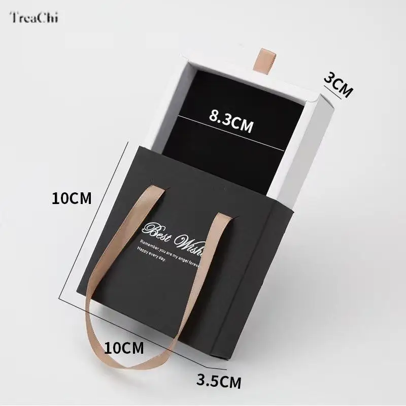 10 Stück hand gehaltene Schubladen box Schmuck Schmuck verpackung Schmucks cha tulle Geschenk box Urlaub hand gehaltene Geschenkt üte Schmuck Set Box