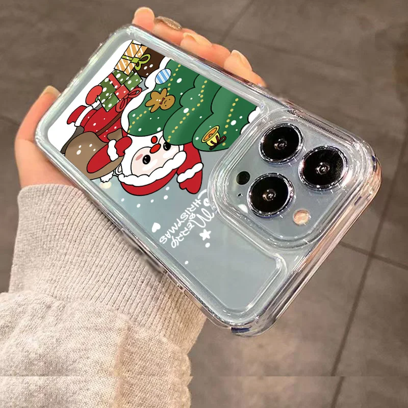 Christmas Xmas Coque Cover for Xiaomi Redmi Note 12 11 Pro Plus 5G Turbo Case Note 12S 11S 10S 10 9S 10C 12C 13C New Year Funda