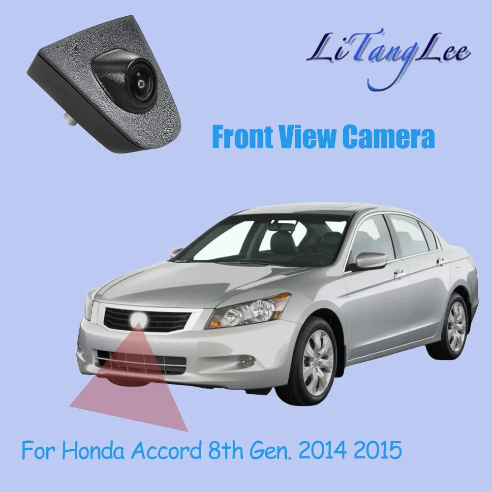 

Для Honda Accord 8-го поколения 2014 Автомобильный логотип Камера переднего вида ночного видения HD Водонепроницаемая широкоугольная парковочная камера слепых зон