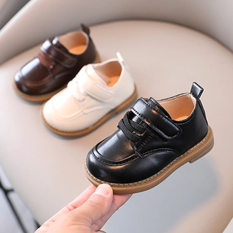 Cow Soled Baby Shoe Soft Sole Infants Toddlers Shoe Fashion Boy Leather Shoe Girl Flats Shoe Handsome Kid Shoe Boy/girl Shoe