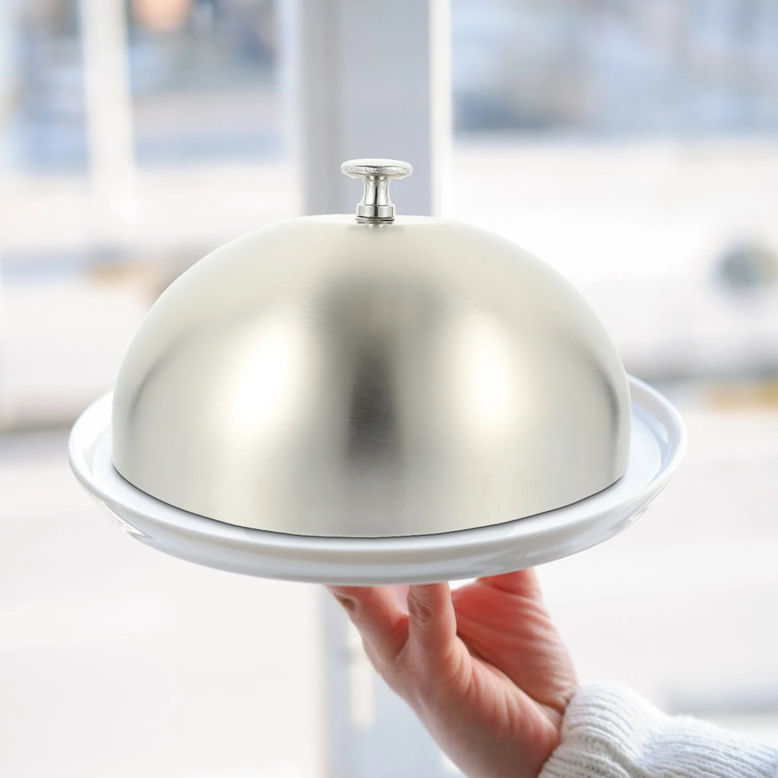 

Stainless Steel Food Cover Oil-Proof Kitchen Lid Anti-Splash Protector For Home Restaurant Use Kitchen Essentials Bbq