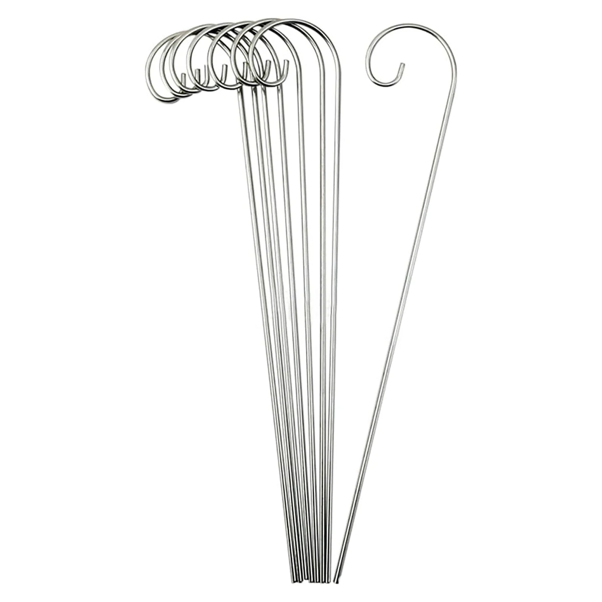 20 см нержавеющий крючок для бирки для растений, садовые маркерные колья, прочный держатель для бирки для растений с вешалкой, водонепроницаемые этикетки для растений для рассады