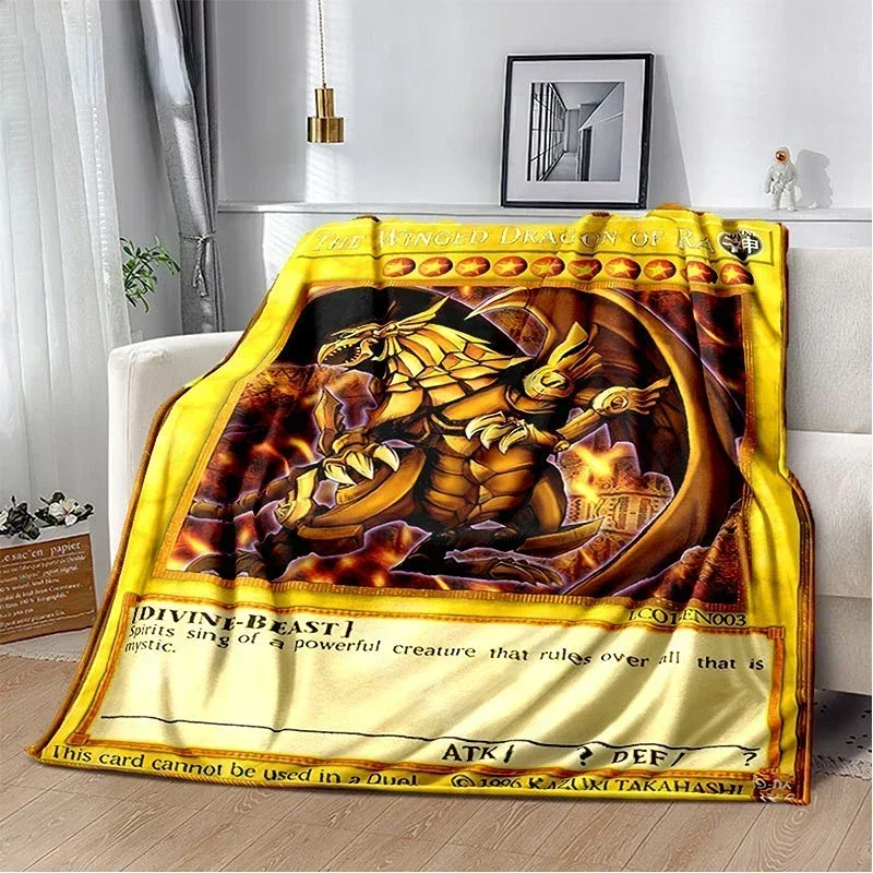 Anime Yu Gi Oh Card Throw Blanket Blue Eyes White Dragon Anime Cartoon Soft  Plush Blanket Bedroom Bedspread Home Decor - AliExpress 15