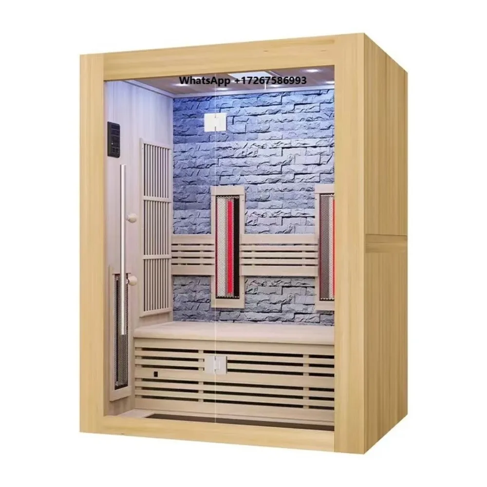 Custom wholesale Portable Sauna Room Wooden Sauna Room Far Infrared Sauna Room