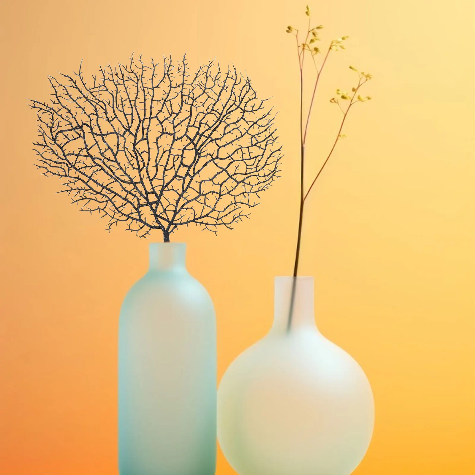 

2pcs Simulation Coral Branch For Fish Tank Aquarium Decor Underwater Landscape Artificial Coral Reef Diy Aquarium Accessories