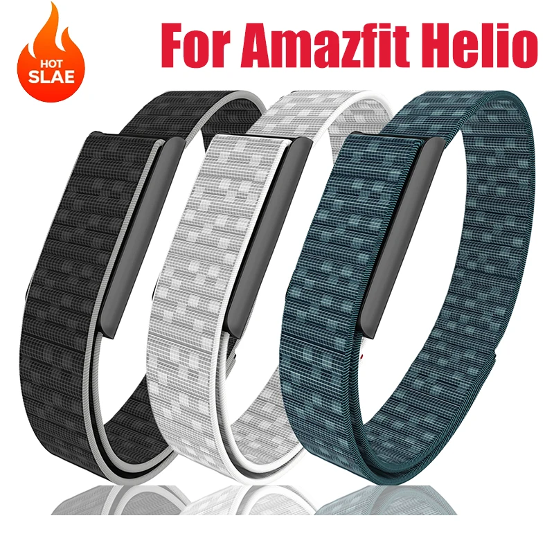 Bracelet Wristband For Amazfit Helio Band Adjustable Sport Nylon Fitness Wrist belt Replacement correa For Helio Strap Watchband