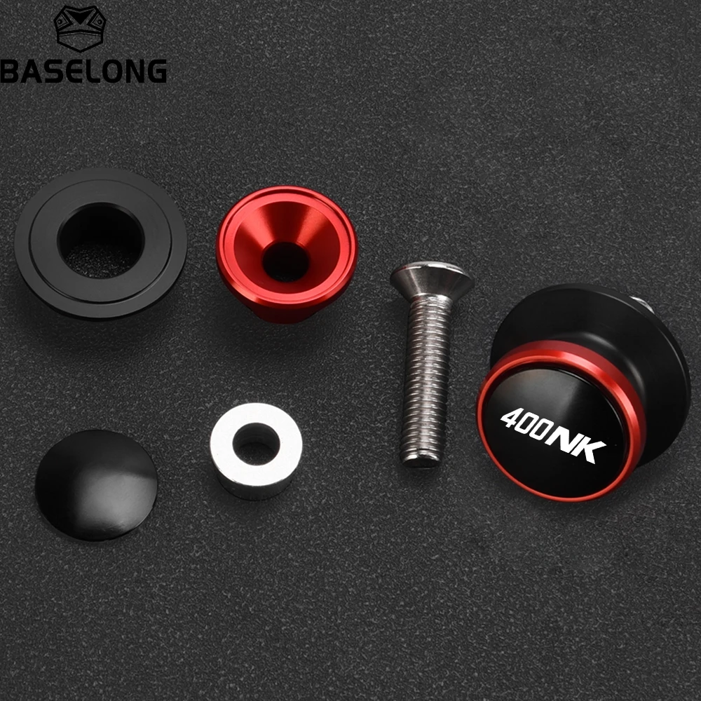 FOR CFMOTO 400NK 400 NK 400-NK 400 nk 2023 2024 2025 2026 Motorcycle 10MM Swingarm Spools Rear Stand Screws Sliders Accessories