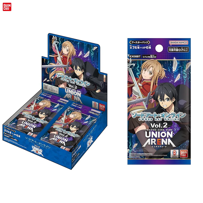 

DANDAI Union Arena TCG — Sword Art Online Vol.2 Booster Box, 16 упаковок, коллекционная ограниченная серия