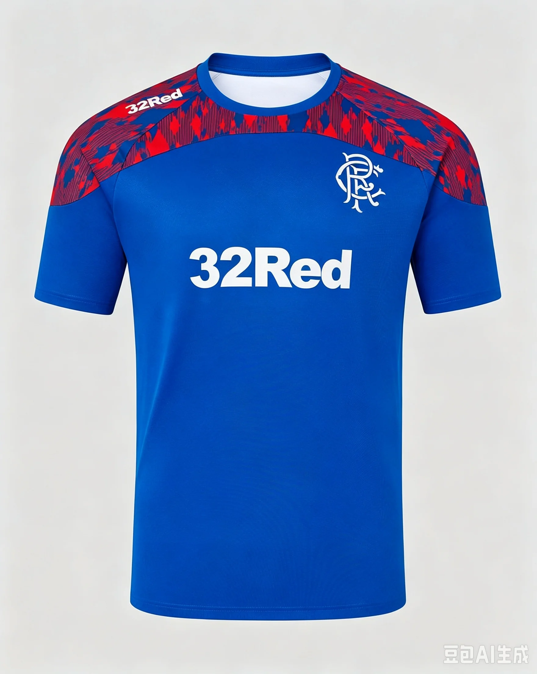 2026 Topseller Rangers Fußballtrikot Herren Damen Sommer Sport Übergroßes T-Shirt Atmungsaktiv Schnelltrocknend Streetwear Kleidung – Detail 4