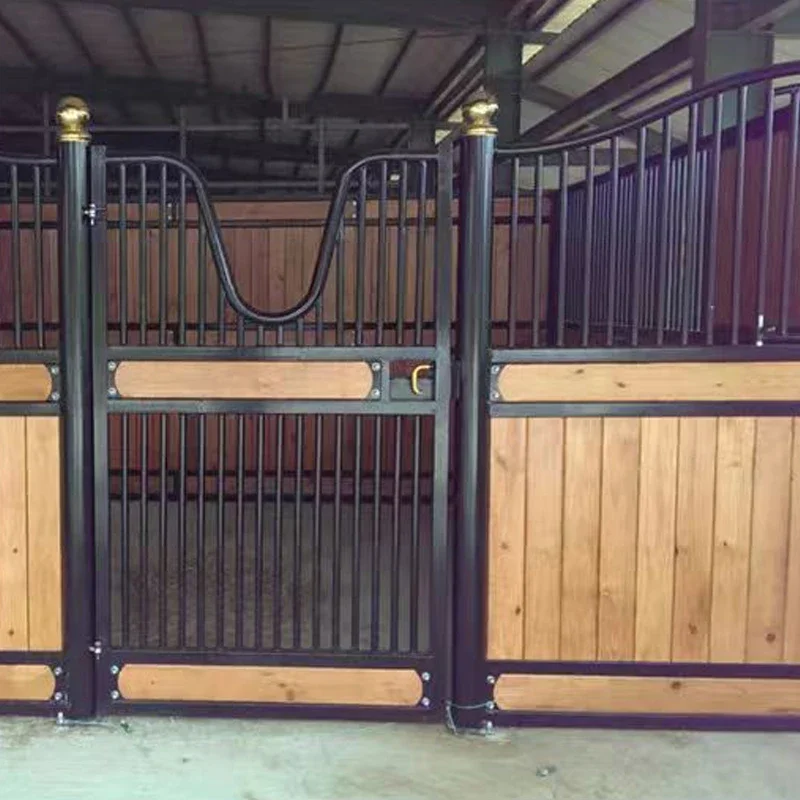 

Luxury Powder Coated Equine Barn Box Stall Fronts Animal Cages With Premium Finish