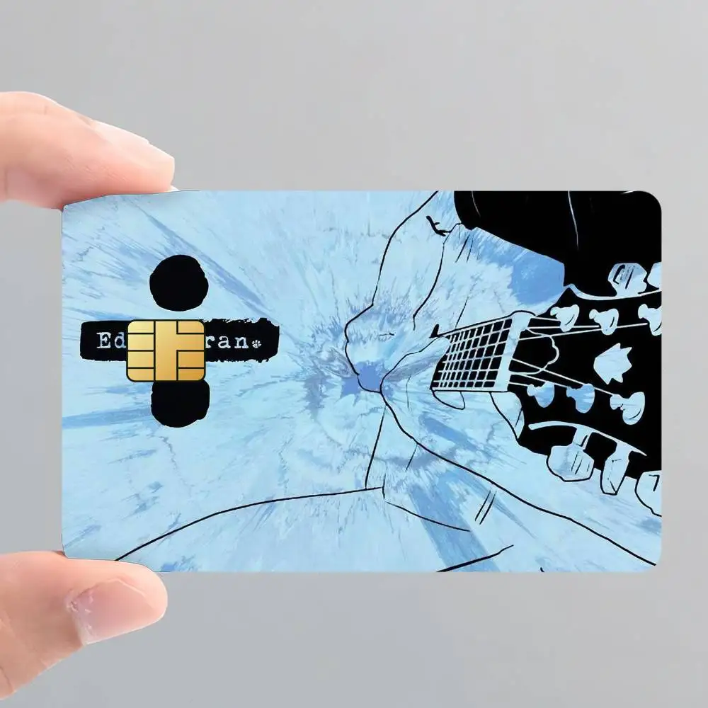 Ed S-Sheeran creative Bank card Sticker Covers Chip Cards Credit Card Skins Scratch protection