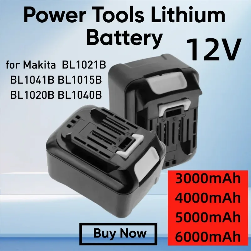 

Multi-capacity for Makita 12V Rechargeable BL1021B BL1041B BL1015B BL1020B BL1040B 197402 Power Tools Lithium Battery