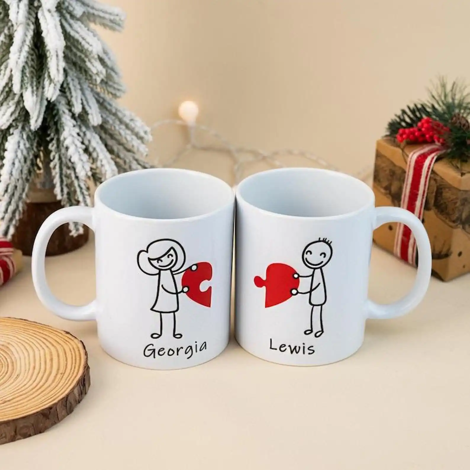 Custom Couple Coffee Mugs Romantic Couple Gift for Girlfriend Boyfriend Funny Custom Couple Gift Anniversary Valentines Day Gift