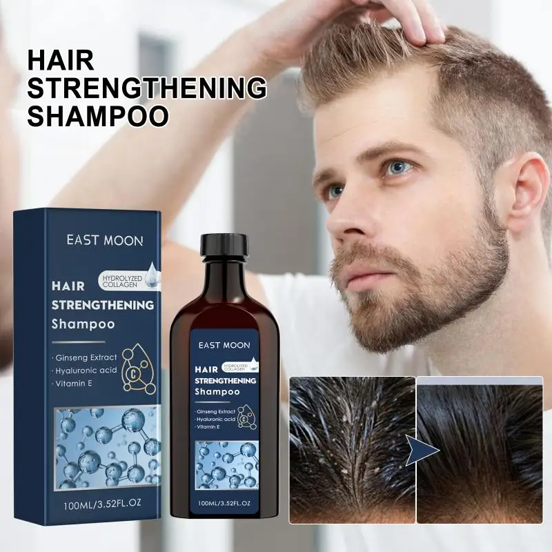 Collagen Shampoo Dandruff Control Oil Refreshing Nourishing Hair Root Repair Damaged Reduce Dry Shampoo Suitable For Men