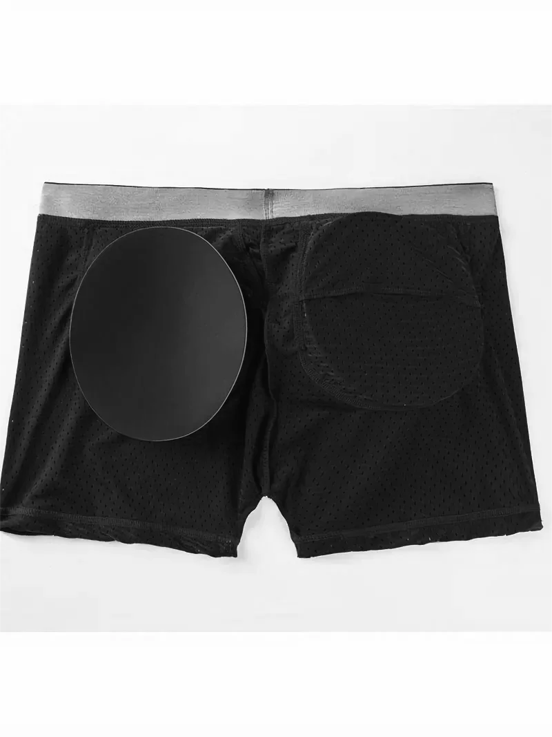 Breathable Mesh Youth Boxer Shorts Letter Print Belt Mens Underwear UltraThin Quick Drying Underpants Seamless Male Briefs With 4