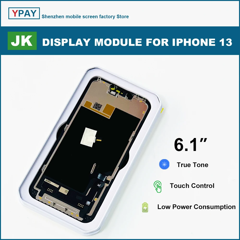 JK Series For iPhone 13 LCD Display Touch Screen Digitizer Assembly No Dead Pixel Replacement Parts TRUE TONE For iphone 13 LCD