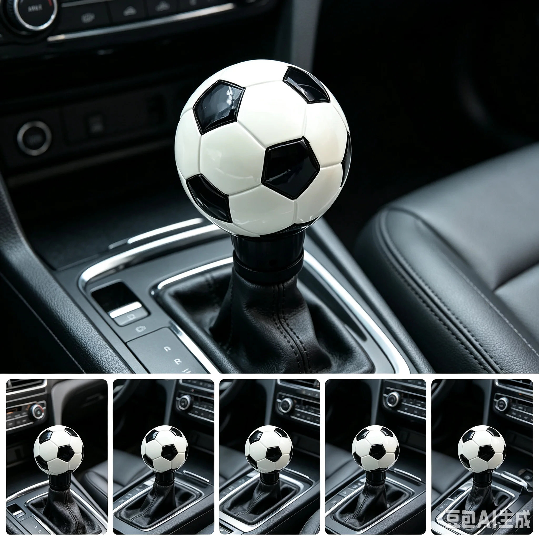 Universal Car Resin Basketball Football Fans Gear Shift Knob Lever Stick Gears Shifter Fit For Honda Toyota Nissan Mitsubishi